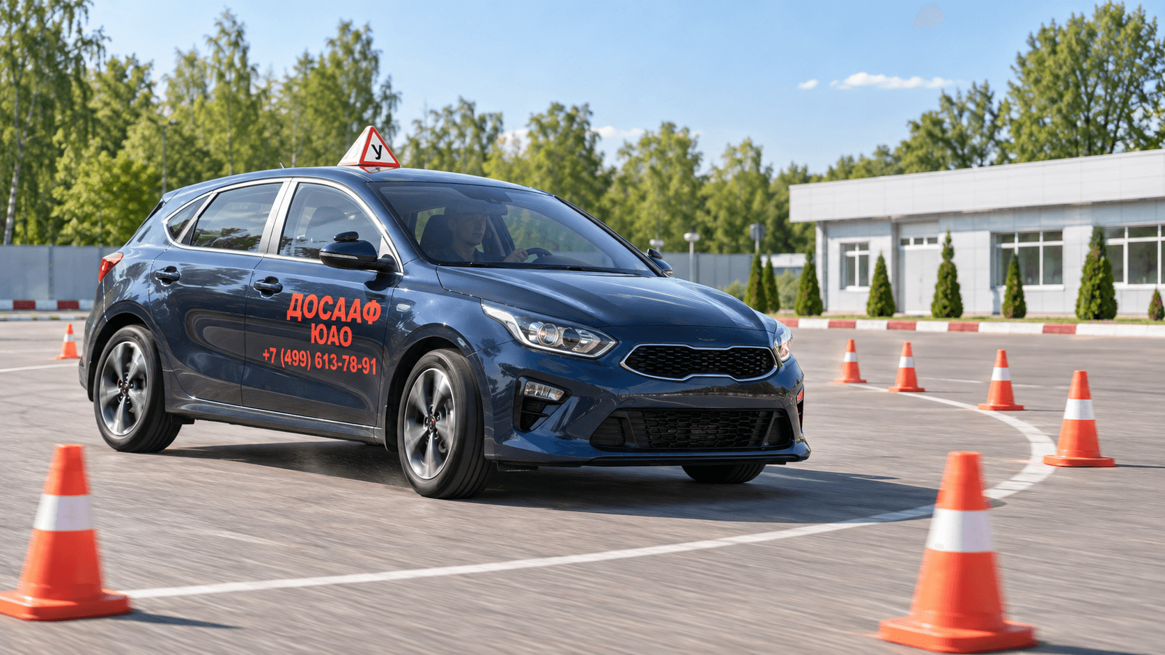 Учебный автомобиль автошколы «Автошкола ДОСААФ ЮАО»